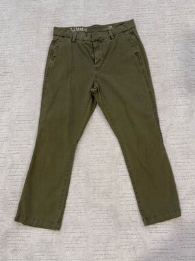 J. Crew Sammie Olive Straight-Leg Women's Pants chinos